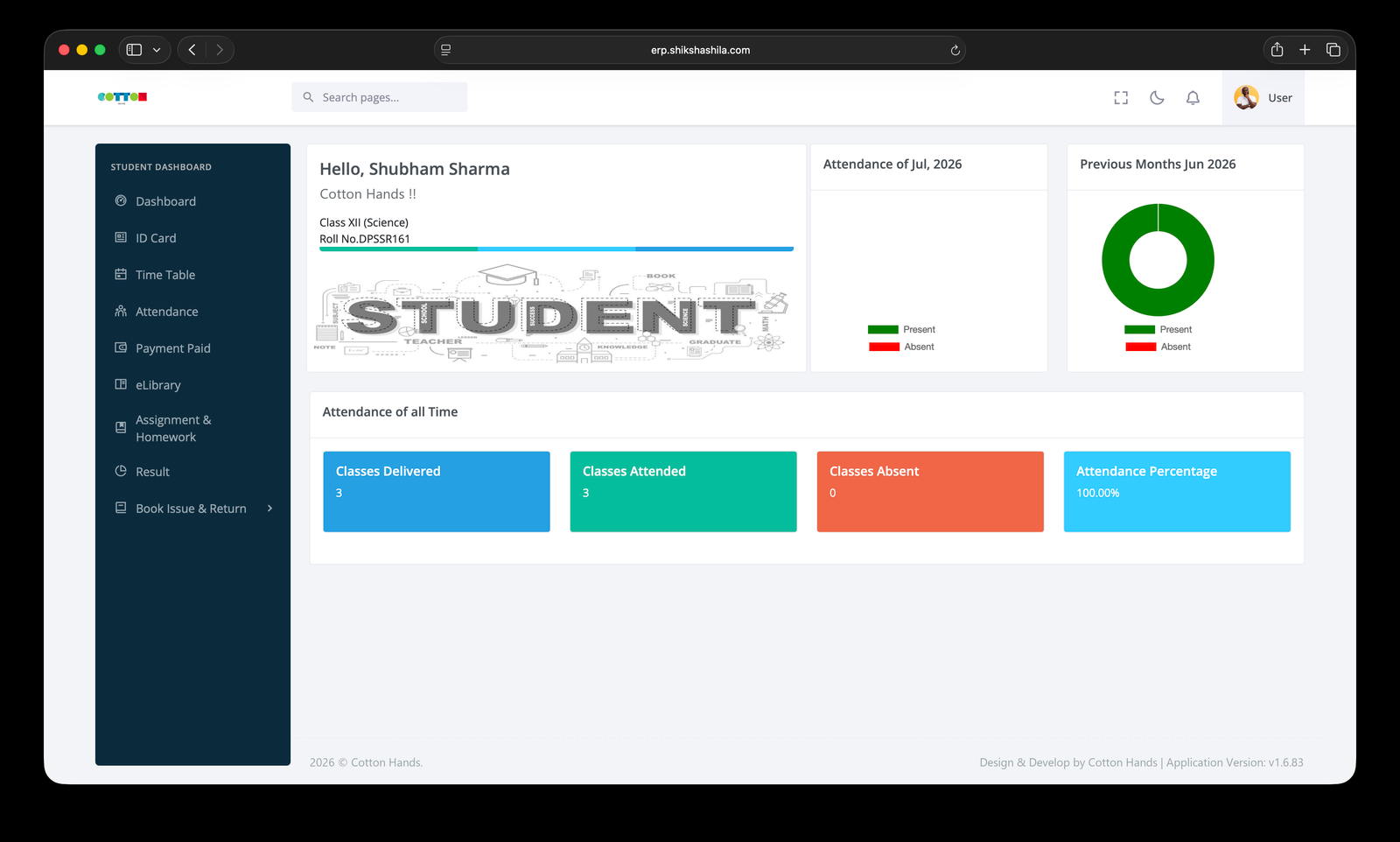 Student Dashboard